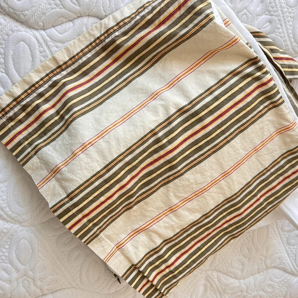 Pottery Barn Hazel Striped Bedskirt